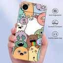 Cartoon Monster Family Case for iPhone 17 Air,Colorful Funny Monste, Trendy Soft TPU Bumper Cover Case for iPhone 17 Air