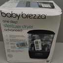 Baby Brezza Bottle Sterilizer and Dryer Advanced 33% Faster - Largest Capacity Steam Sanitizer - Universal Sterilization Machine for All Bottles + Pump Parts - HEPA Air Filter, Charcoal