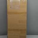 4Pack Cylinder Pedestal Stand, Round Display Cupcake Dessert Table with Clear Acrylic Plate, Foldable Showcase Platform Column for Wedding Banquet Decorative (Beige)