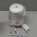 Earnest Living Essential Oil Diffuser White Ceramic Diffuser 100 ml Timers Night Lights and Auto Off Function Home Office Humidifier Aromatherapy Diffusers for Essential Oils