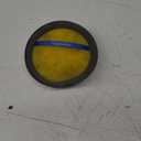 EZ SPARES Relacemen for Eureka DCF25 DCF-25 Filter,Eureka Part 67600.Fits SuctionSeal (AS1100 Series) Endeavor NLS (5400 Series), Nimble EL8600 Series(2PCS) (Yellow)