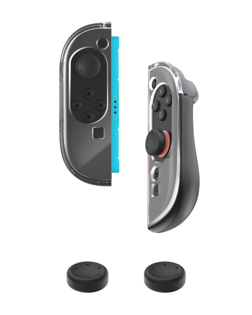 Soft TPU Case, Protective Cover for Dockable Case, Clear PC Face, Ergonomic Grip for Cover with 2 Thumb Grips