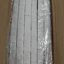 6 Panel Rattan Divider Short Room Partition Screen,Double Sided Folding Divider for Room Separation,White,47.2" H x 94.5" W