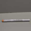 Haton Reeded Glass Window Privacy Film, Static Cling NonAdhesive Frosted Film, UV Blocking Heat Control Removable Window Sticker for Bathroom Door Home Office, 17.5" x 78.7"