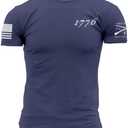 Grunt Style 1776 Flag Men's T-Shirt (Large)