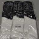 Crew Socks for Women & Men, 6 Pair Cute Cotton Casual Calf Socks Breathable Soft Above Ankle Socks, Size 5-10 (White)
