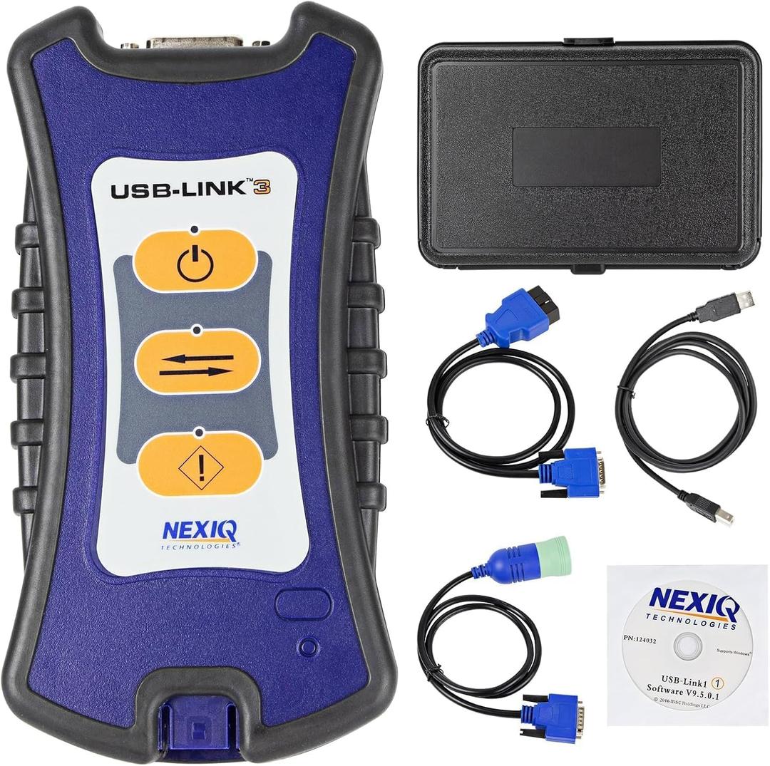 XGZ Nexiq USB Link 3 Heavy Duty Truck Scanner Diesel Diagnostic Tool for Nexiq USB Link 3 & Diagnostic Software for Universal Truck Excavator Diagnostic
