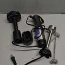 Ganiza Immersion Blender, Max 1200W Heavy Duty Hand Blender with Time Display & Variable Speed Trigger, 9-in-1 Electric Handheld Mixer with Chopper Whisk Frother Beaker Ideal for Soup Puree Smoothies (Black)