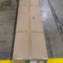 King Size Bed Frame and Headboard,Vertical Channel Tufted Wingback No Box Spring Needed, Mattress Foundation, Easy Assembly, Beige