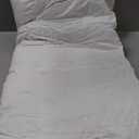 Serta Down Fiber Comforter King Size-Lightweight Duvet Insert, Luxury Fluffy Bed Comforter 100% Cotton 300 Thread Count Shell, Down Feather Fiber 500 Fill Power with Corner Taps, White 106x90inch