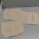 INNERSY Women's Seamless No Show Hipster Panties Invisible Light Underwear 3-Pack (Medium)