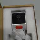 Smart Fingerprint Padlock with APP Unlock, Combination Lock, for Gym Lockers, Luggage, Travel, Keyless Biometric, IP65 Waterproof Lock for Outdoor Fence (White)