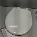 Little2Big Toilet Seat with Built-In Potty Training Seat, Slow Close, Durable Plastic, Made in USA, ROUND, White