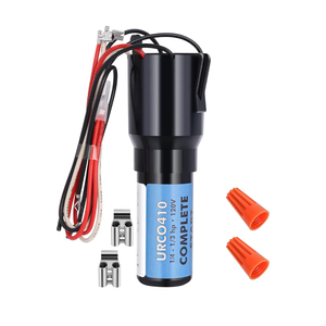 URCO410 3 in 1 Hard Start Kit Compatible with Refrigerators and Freezers, 115V AC Solid State Relay Overload Protection for 1/4 to 1/3 HP Compressor Hard Start Capacitor