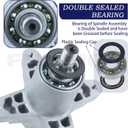2 Pack Pre-Greased 918-04197B Spindle Assembly Replaces MTD 918-04197A Spindle Assembly 618-04197 MTD Spindle 5.75 618-04197B 618-04197 Spindle 618-0324 918-04197 918-0427C 918-0427D 618-0427