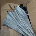 Umbrella Baby Stroller Convenient and Lightweight, Clip-On, Adjustable Steering, The top of the Umbrella can Adjusted to Bend, Universal,Attachment for Sun Protection Cowboy Grey