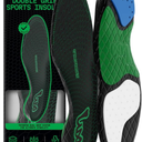 LUX Dual Grip Sports Insoles with GripArray - Easily Trimmed to Fit Any Foot Shape - Shock Absorbing Athletic Performance Sport Insoles - Shoe Inserts for Women & Men's Soccer, Running, Basketball, Medium (Men 8-9,5 / WM 9,5-11)