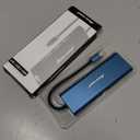 Hiearcool USB C Hub, 8in1 USB-C to 4K 60Hz HDMI Docking Station, USBC Ethernet Multi-Port Adapter 100W PD Dock Compatible for MacBook Pro Air M1 Dell HP Lenovo and Other C Devices-Midnight Blue