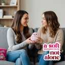 Girl Power Positive Crochet Potato, 1 Handmade Pink Emotional Support Crochet, 50 Affirmation Cards, Valentines Day Gifts, Thoughtful Gifts For Women, Birthday Gifts For Women, Coworker Gifts, Friends