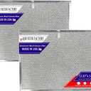 Air Filter Factory Grease Filter S99010299 99010299 Replacement For Broan Range Hood 11-7/8" X 14-11/32" X 3/8" USA Made Aluminum Mesh Grease Filter 2-Pack