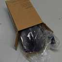 WisFox 2.4G Wireless Mouse for Laptop, Ergonomic Computer Mouse with USB Receiver and Type-C Adapter, 3 Adjustable Levels, 6 Button Cordless Wireless Mice for Windows Mac PC Notebook (Black)