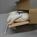 Cat Window Perch with Industrial-Grade Suction Cups - Solid Pine Wood Hammock Bed, Soft Cushion - 42 lb Capacity for Cats Inside (Medium, Beige)