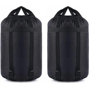 Compression Stuff Sack, 12L/24L/45L Sleeping Bag Cover Sack Sleeping Bags Storage Stuff Sack Organizer - Great Sleeping Bags Clothes Camping Hiking Backpacking