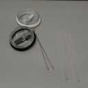 40 oz Tumbler Detachable Flip Straw Lid Replacement Inside Diameter 3.6 Inch,2 Pcs Spillproof Tumbler Flip Lid Only for Stanley Quencher H2.0 Cup Accessories (White+black)