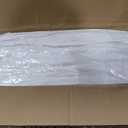 Three Geese White Goose Feather & Cotton Pillows King Size Set of 2 - Soft 600 Thread Count 100% Cotton, Medium Firm,Soft Support,White Solid