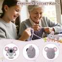 Funny Crochet Koala Grandma Gifts from Grandkids, Happy Mothers Day Birthday Gifts for Grandma, I Love You Retire Grandmother Nana Gigi Mimi Present from Granddaughter Grandson Small Cute Desk Decor