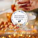 2 x New Parent Ornament, Mommy and Daddy Ornament  Pregnancy Announcement See You in 2026, Cute Bumblebee Baby Reveal Gift for Expecting Parents, Grandparents, or Godparents