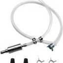 Brake Bleeder Hose Kit with One Way Check Valve & Clamp,Universal Brake Bleed Hose Set for Brakes System Maintenance,Essential Car Accessories Brakes Bleeder Kit