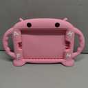 Kids Case for iPad Mini 5/4/3/2/1 Shockproof Silicone Protective Cover Handle Stand Case Fit Apple New iPad Mini 5th Generation 7.9" 2019 [CHINFAI Cartoon Robot Series] (Pink)