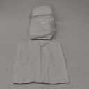 Amazon Basics Cotton Washcloths, Quick-Dry, 12" x 12", 10 -Pack, White