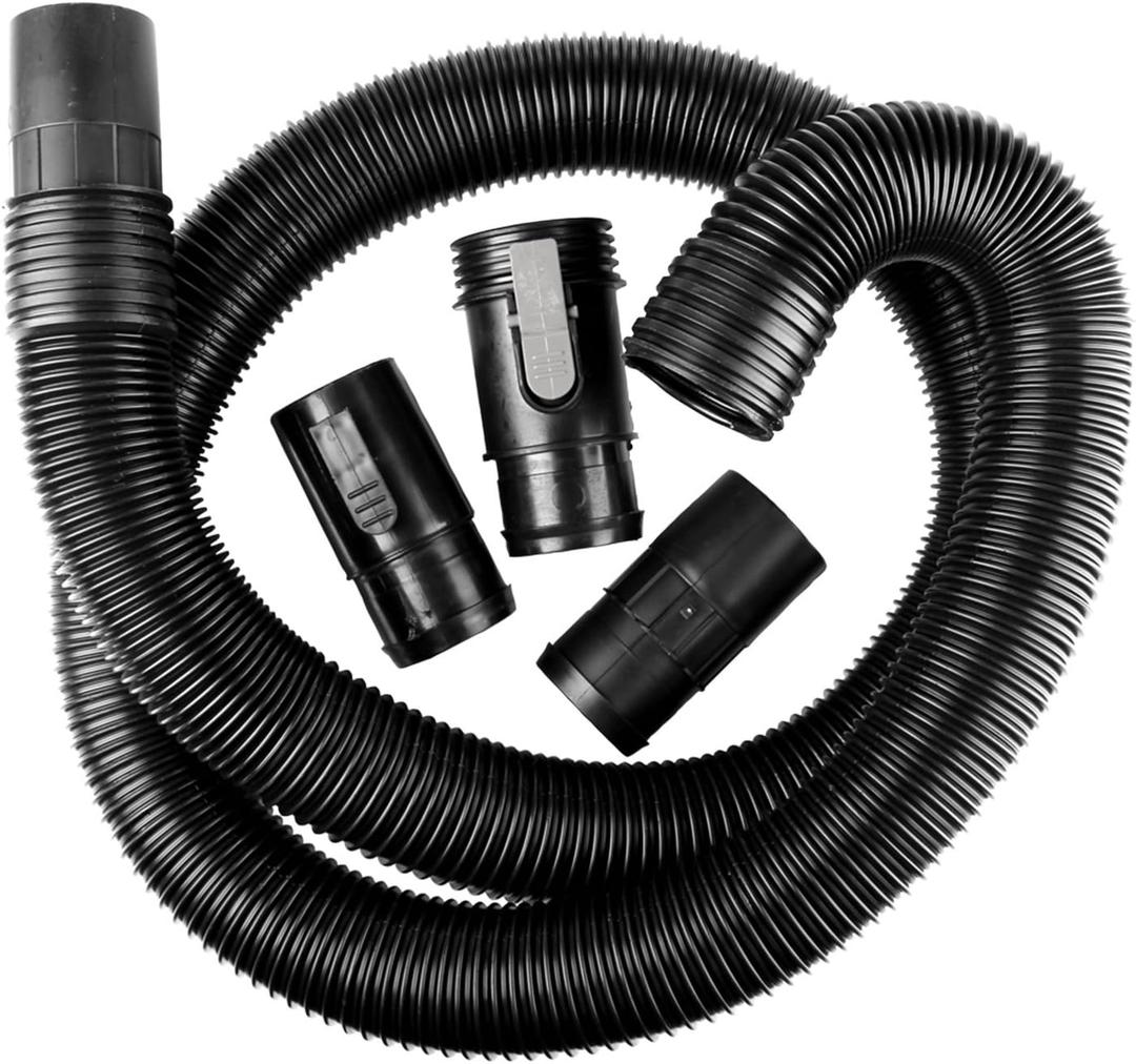 WORKSHOP Wet/Dry Vacs Shop Vacuum Accessories WS25020A Replacement Hose Attachment, 2-1/2-inch x 7-feet Dual-Flex Locking Vac Hose for Wet Dry Shop Vacuum Cleaners