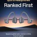 SHOKZ OpenRun Pro 2 - Open-Ear, Bone Conduction Sport Workout Headphones - Black