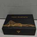 RFID Wallet for Men with AirTag Holder - Brushed Aluminum Pop Up Card Holder, Slim Money Clip Wallet Fits Front Pocket with ID Window, Holds 11 Cards and Cash, Gift for Men (Black)