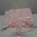 Ciaell 24 Pack Pink Plastic Champagne Flutes - 6 Oz Flower Wavy Champagne Glasses - Heavy Duty Vintage Disposable Glassware for Party & Anniversary & Wedding & Mother's Day