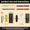 Ctosree 24 Set Happy Kwanzaa Gifts Bulk Ballpoint Pens with Greeting Cards Kwanzaa Ballpoint Pens Bookmark Card and Silicone Bracelet Heritage Holiday Party Favors Goodie Bag Fillers Stuffers