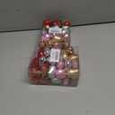 2 x 36 Pcs Valentine Heart Shaped Ornaments, Rose Gold Silver Pink Red Heart Ornaments for Mother's Day Christmas Wedding Anniversary Valentines Day Hanging Decorations