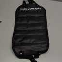 BASIC CONCEPTS Airplane Foot Hammock for Plane Travel Essentials - Airplane Travel Essentials, Long Flight Foot Rest - Plane Gadgets (1 pack)