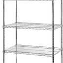 Seville Classics UltraDurable Heavy Duty NSF Solid Steel Wire Rack Storage Unit, Organizer for Garage, Warehouse, Office, Restaurant, Classroom, Kitchen, Steel, 5-Tier Shelving, 36" W x 18" D