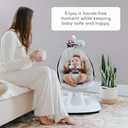 4moms MamaRoo Multi-Motion Baby Swing, Bluetooth Enabled with 5 Unique Motions, Grey