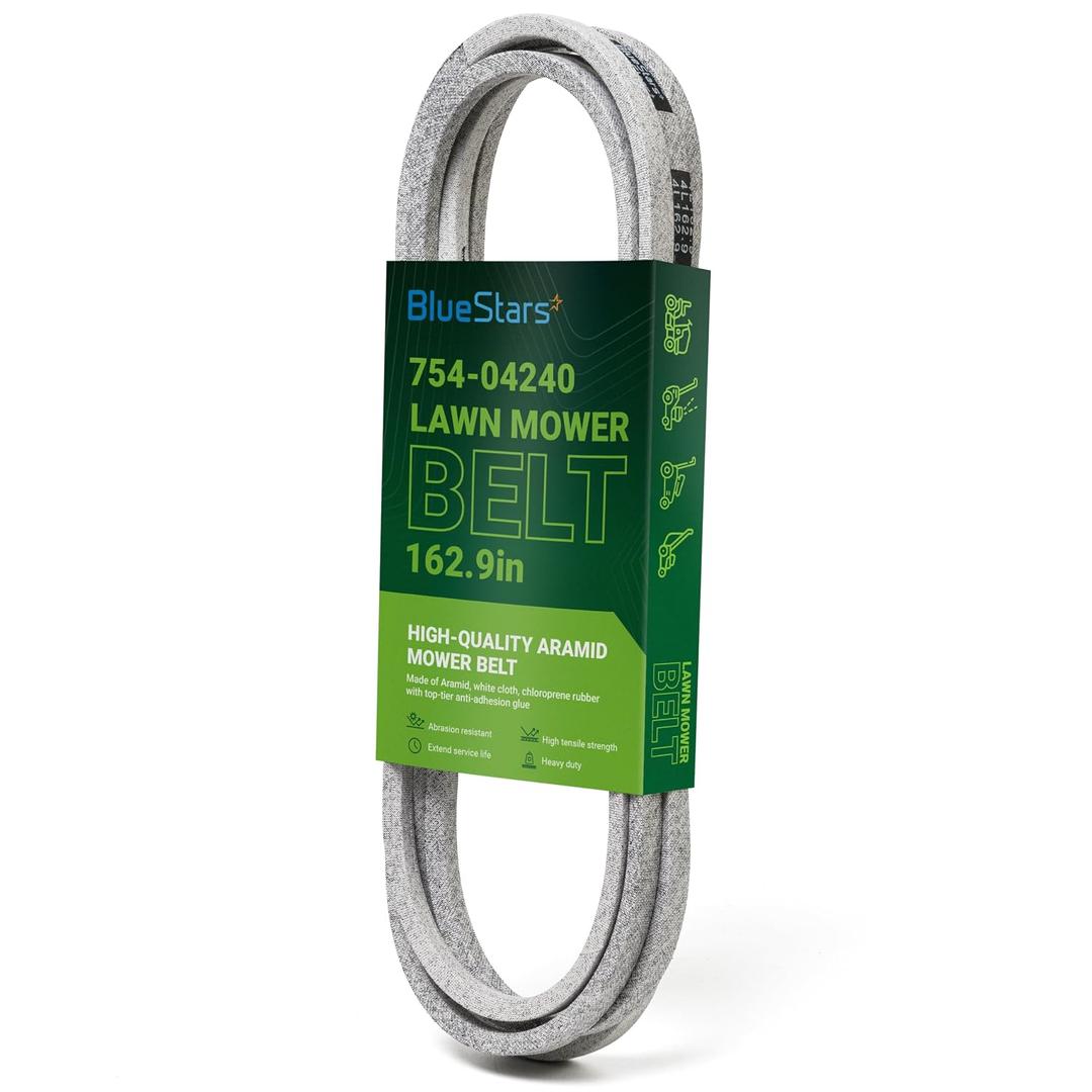 BlueStars 754-04240 954-04240 Mower Deck Belt - for 50” Deck Cub Cadet LTX 1050 LTX1050VT SLTX1050 MTD Craftsman | Aramid Cord | 162.9" x 0.5"