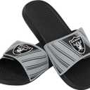 FOCO Mens NFL Team Logo Sport Shower Gel Slide Flip Flop Sandals (11-12, Legacy)