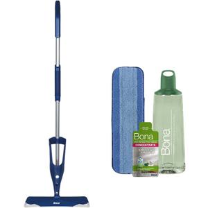 Bona Multi-Surface Floor Premium Spray Mop - Includes Multi-Surface Floor Cleaner Concentrate and Machine Washable Microfiber Cleaning Pad - For Stone, Tile, Laminate and Vinyl LVT/LVP Floors