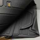 powoq Floor Mats Compatible with 2020-2026 Toyota Highlander Cargo Mat Trunk Liner Cargo Liner Replacement for 2020-2026 Toyota Highlander Accessories (Trunk Mat with Backrest Mats+Floor mats)