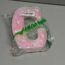 Pooqla LED Marquee Letter Lights, Pink Glitter Alphabet Sign Battery Powered Night Light, Birthday Party, Wedding, Girls Gifts, Home Bar, Christmas Decoration, Pink Letter C (Warm White)