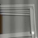 Mxclimate Window Air Conditioner Side Panels with Frame,Window AC Accordion Filler Curtain Kit,Adjustable Insulation Panels for Window AC Seal Replacement Screen (10,000 BTU)