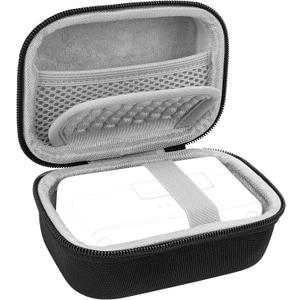 Geekria for Creators Microphone Carrying Case Compatible with DJI Mic 3, Mic 2, Mic Mini, Hollyland Lark MAX 2, Lark MAX Charging Case, Mic Hard Shell Travel Bag with Cable Storage (Black)